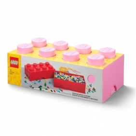 LEGO, Pojemnik klocek Brick 8 - Jasnoróżowy (40041738)